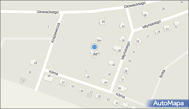 Tczew, Młyńskiego Władysława, ks., 38B, mapa Tczew