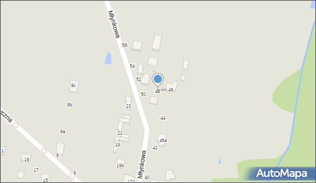 Tuszyn, Młynkowa, 48, mapa Tuszyn
