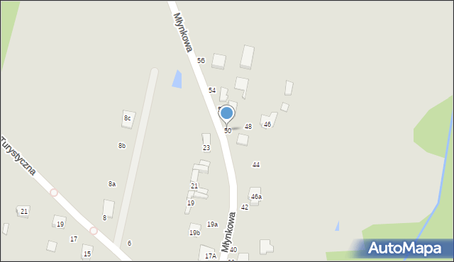 Tuszyn, Młynkowa, 50, mapa Tuszyn