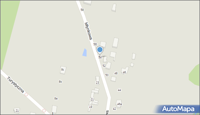 Tuszyn, Młynkowa, 54, mapa Tuszyn