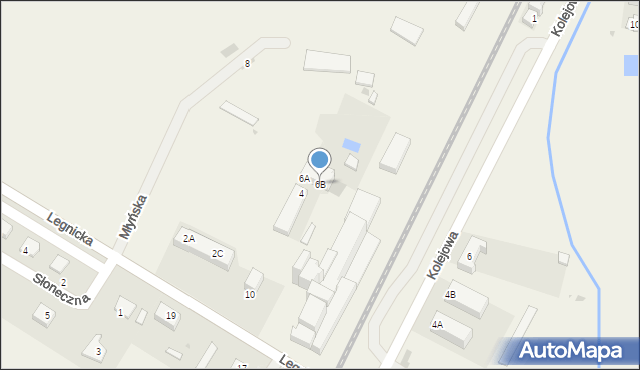 Ujazd Górny, Młyńska, 6B, mapa Ujazd Górny