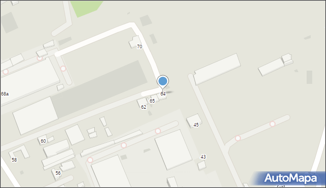 Wadowice, Młyńska, 64, mapa Wadowice
