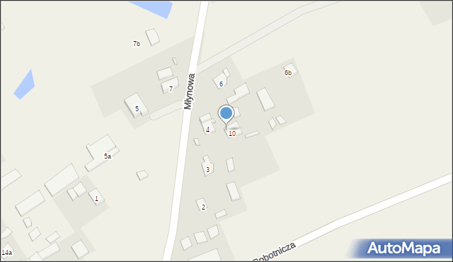 Warpuny, Młynowa, 10/1, mapa Warpuny