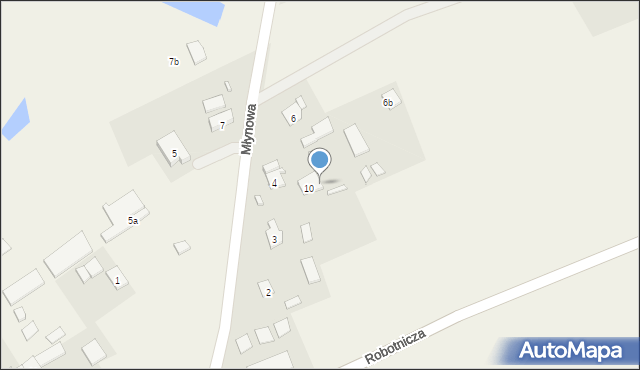 Warpuny, Młynowa, 10/2, mapa Warpuny