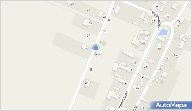 Węgry, Młyńska, 30, mapa Węgry