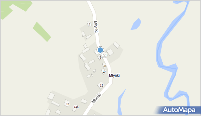 Wesoła, Młynki, 6, mapa Wesoła