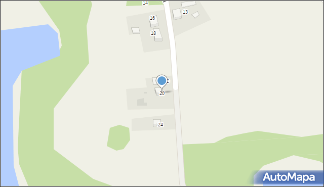 Wilczków, Mleczarska, 20, mapa Wilczków