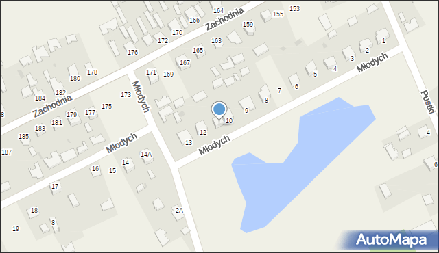 Wola Baranowska, Młodych, 11, mapa Wola Baranowska