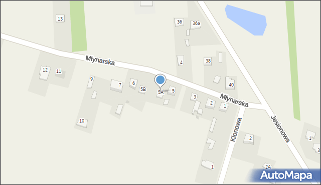 Wolanów, Młynarska, 5A, mapa Wolanów