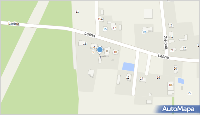 Wrzosowa, Młyńska, 3, mapa Wrzosowa