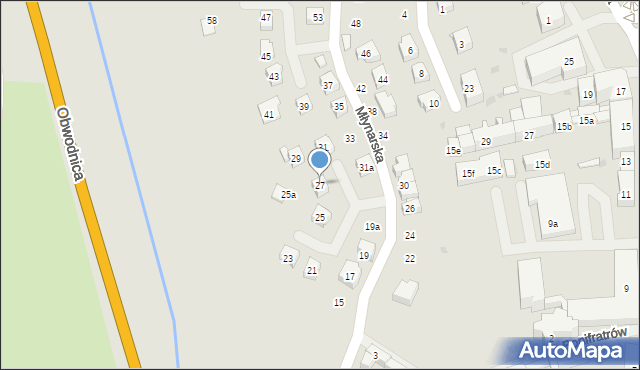 Ząbkowice Śląskie, Młynarska, 27, mapa Ząbkowice Śląskie