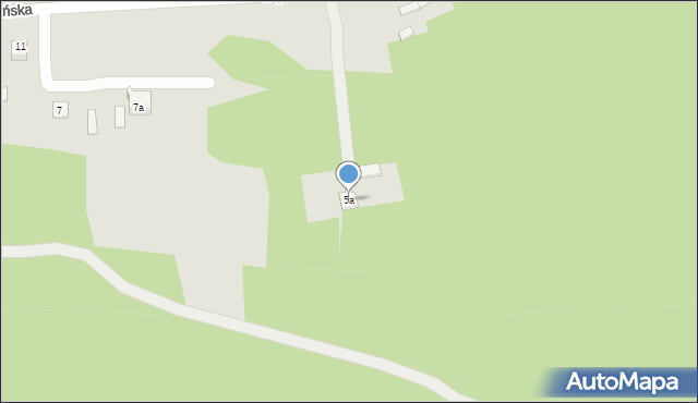 Żarki, Młyńska, 5a, mapa Żarki