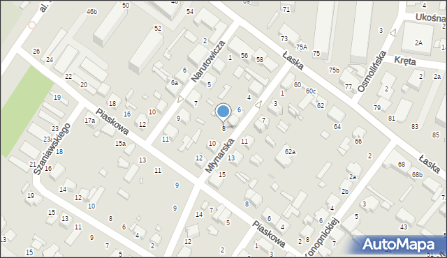 Zduńska Wola, Młynarska, 8, mapa Zduńska Wola