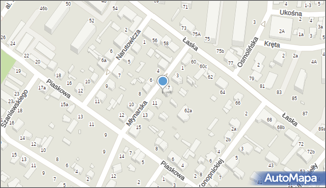 Zduńska Wola, Młynarska, 9, mapa Zduńska Wola