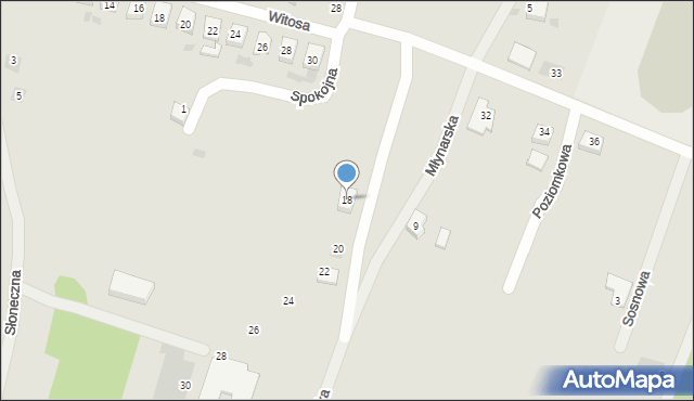 Zduny, Młynarska, 18, mapa Zduny