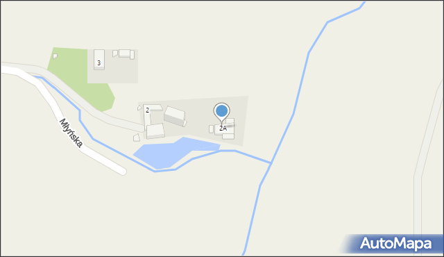 Zimnice Wielkie, Młyńska, 2A, mapa Zimnice Wielkie
