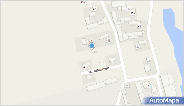 Mnichowo, Mnichowo, 43c, mapa Mnichowo