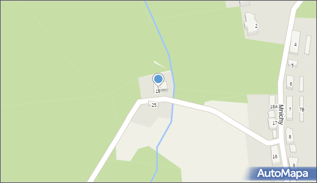 Mnichy, Mnichy, 25A, mapa Mnichy