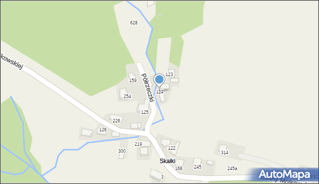 Mników, Mników, 124, mapa Mników