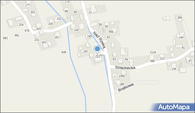 Mników, Mników, 211, mapa Mników
