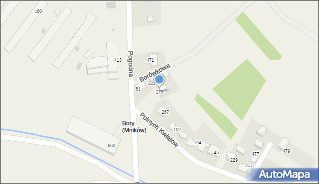 Mników, Mników, 276, mapa Mników