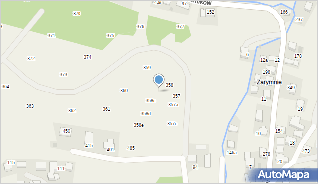 Mników, Mników, 358b, mapa Mników