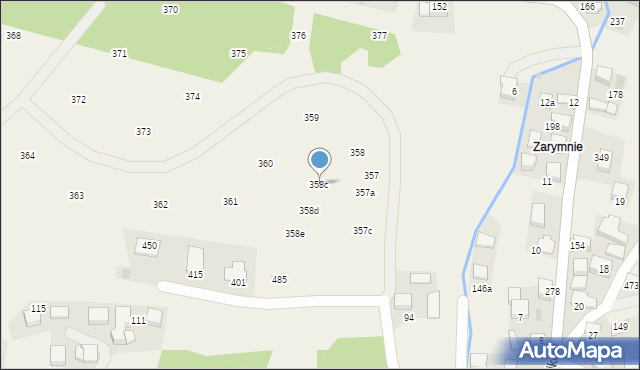 Mników, Mników, 358c, mapa Mników