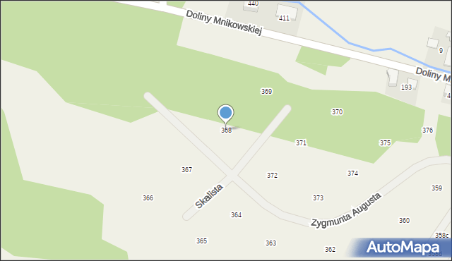 Mników, Mników, 368, mapa Mników