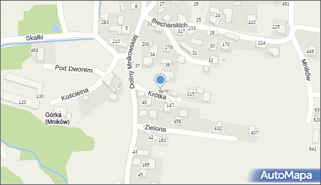 Mników, Mników, 39, mapa Mników
