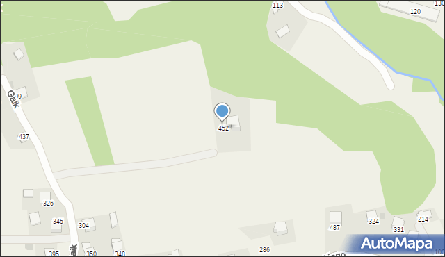 Mników, Mników, 452, mapa Mników