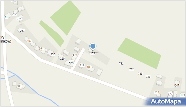 Mników, Mników, 479, mapa Mników