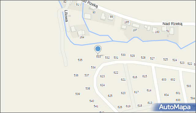 Mników, Mników, 533, mapa Mników