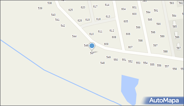 Mników, Mników, 547, mapa Mników