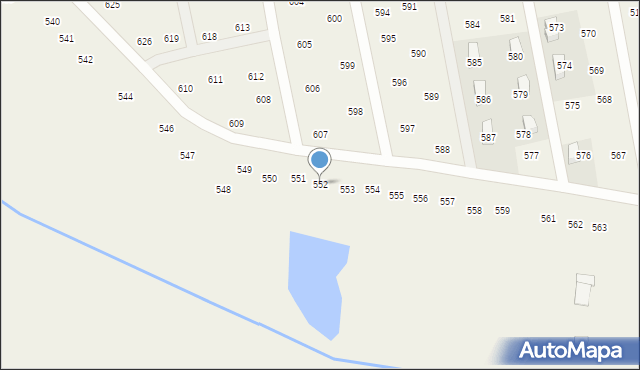 Mników, Mników, 552, mapa Mników