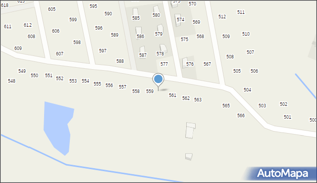Mników, Mników, 560, mapa Mników