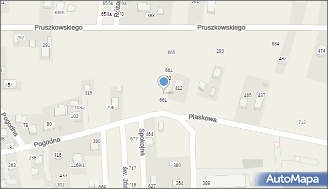 Mników, Mników, 662, mapa Mników