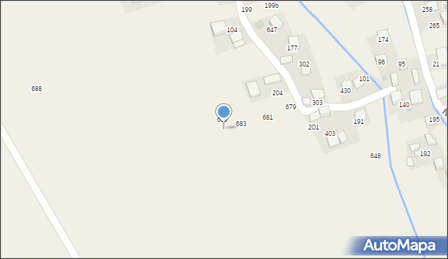 Mników, Mników, 690, mapa Mników