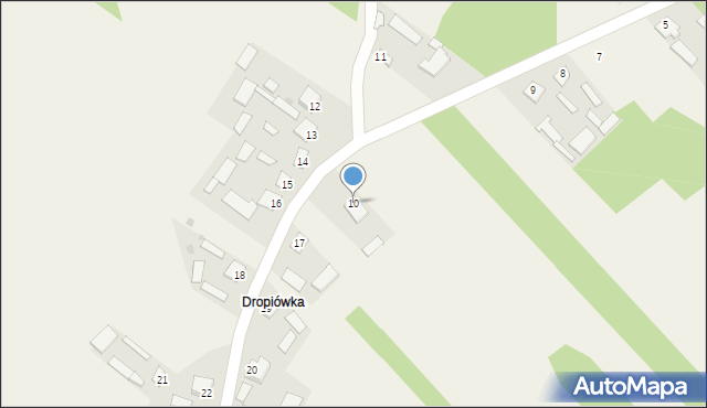 Mniszek, Mniszek, 10, mapa Mniszek