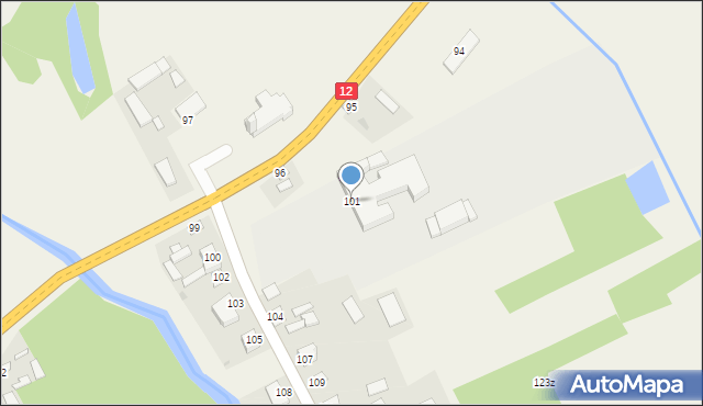 Mniszek, Mniszek, 101, mapa Mniszek
