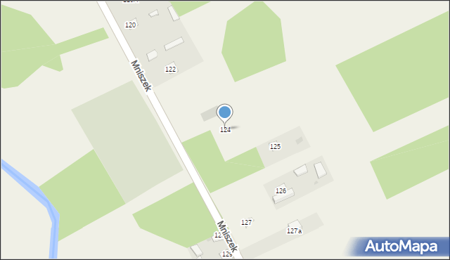 Mniszek, Mniszek, 124, mapa Mniszek