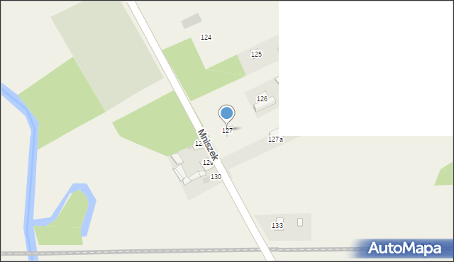 Mniszek, Mniszek, 127, mapa Mniszek