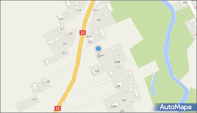 Mniszek, Mniszek, 224, mapa Mniszek