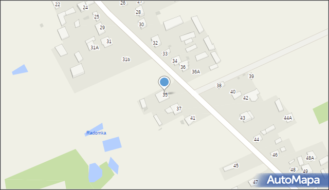 Mniszek, Mniszek, 35, mapa Mniszek