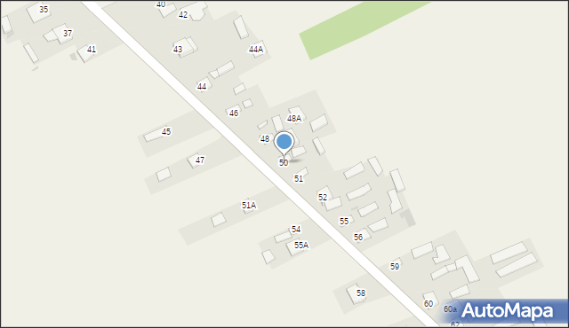 Mniszek, Mniszek, 50, mapa Mniszek