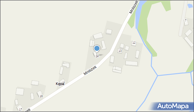 Mniszek, Mniszek, 14, mapa Mniszek