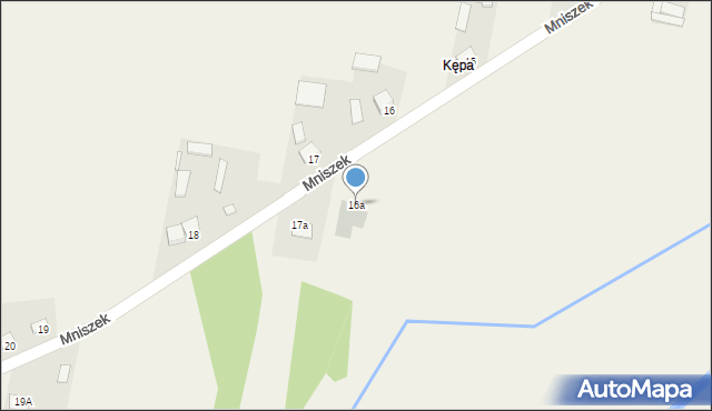 Mniszek, Mniszek, 16a, mapa Mniszek