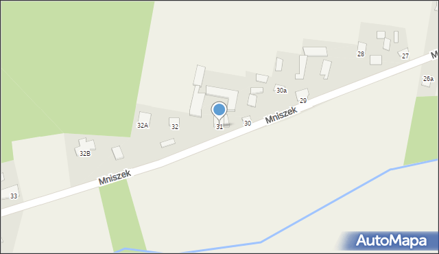Mniszek, Mniszek, 31, mapa Mniszek
