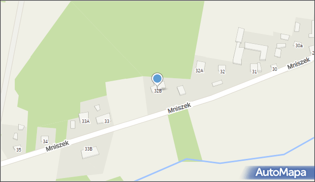 Mniszek, Mniszek, 32B, mapa Mniszek
