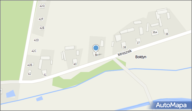 Mniszek, Mniszek, 39, mapa Mniszek