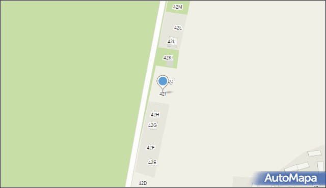 Mniszek, Mniszek, 42I, mapa Mniszek